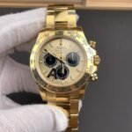 VS Factory Rolex Cosmograph Daytona 40mm Champagne Dial Yellow Gold (126508) 1:1 Super Clone – DD4131 Movement