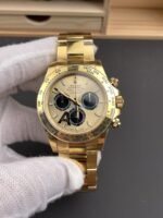 VS Factory Rolex Cosmograph Daytona 40mm Champagne Dial Yellow Gold (126508) 1:1 Super Clone – DD4131 Movement - 图片 2