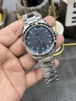 VS Factory Omega Seamaster Aqua Terra 150M 41mm Blue-Grey Teak Dial Smooth Bezel Oyster Bracelet (220.10.41.21.03.002) 1:1 Super Clone – DD 8900 Movement - 图片 3