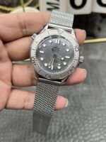 VS Factory Omega Seamaster Diver 300M 42mm James Bond 60th Anniversary Mesh Bracelet (210.30.42.20.06.002) 1:1 Super Clone – DD8806 Movement - 图片 4