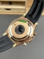 VS Factory Rolex Cosmograph Daytona “Black Diamond” Everose Gold Rubeer Strap(126515LN) 1:1 Super Clone – DD4131 Movement - 图片 6