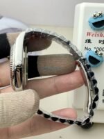 VS Factory (V2) Rolex Day-Date 40mm White Gold Olive Green Sunburst Roman Dial Fluted Bezel President Bracelet (228239) 1:1 Super Clone – DD3255 Movement - 图片 7
