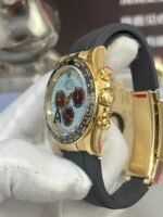 VS Factory Rolex Cosmograph Daytona “Tiffany” Turquoise Dial Rubber Strap (126518LN) 1:1 Super Clone – DD4131 Movement - 图片 6