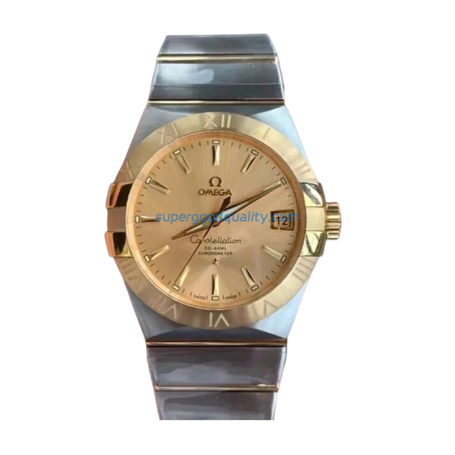 omega-constellation-gold-dial-replica-6.webp Omega Constellation Gold Dial 123.20.38.21.08.001 Master Clone Quality - 图片 1
