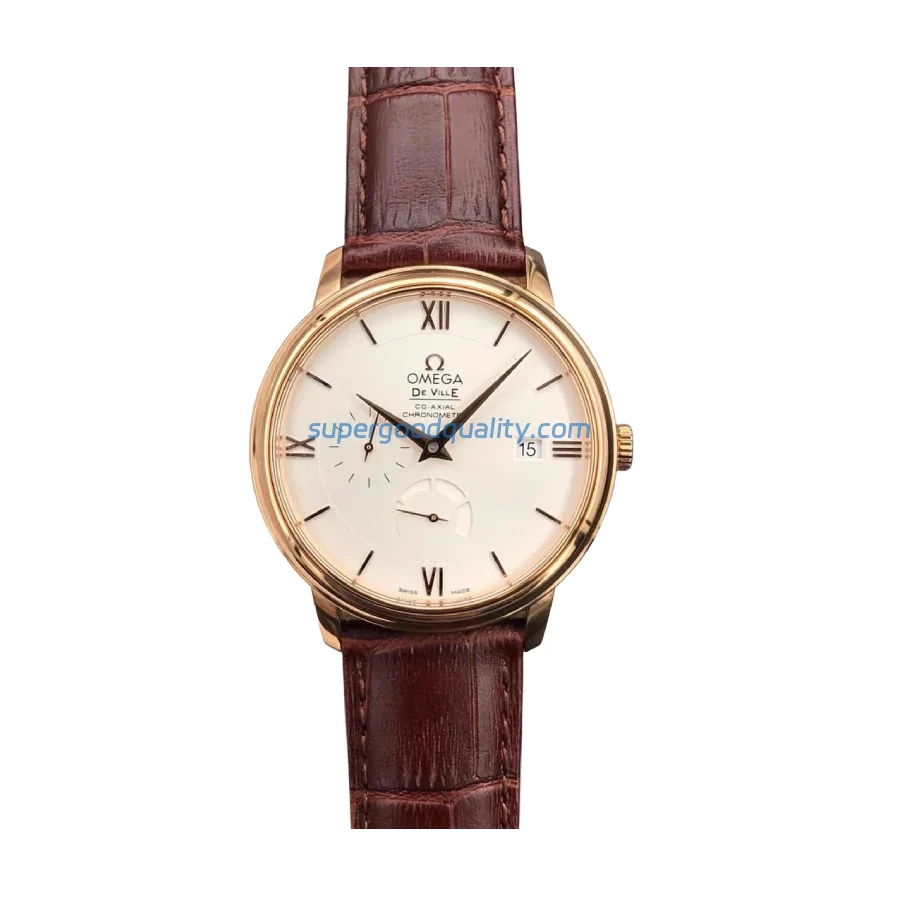 omega-de-ville-silver-dial-replica-7.webp Omega De Ville Brown Leather Strap 424.53.40.21.02.001 Top Replica 1:1 - 图片 1