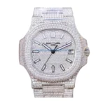 Patek Philippe Nautilus “Iced Out” 5719/10G Authentic Copy 1:1