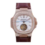 Patek Philippe Nautilus 5711 Tourbillon “Jumbo” Rose Gold Top Grade Clone 1:1