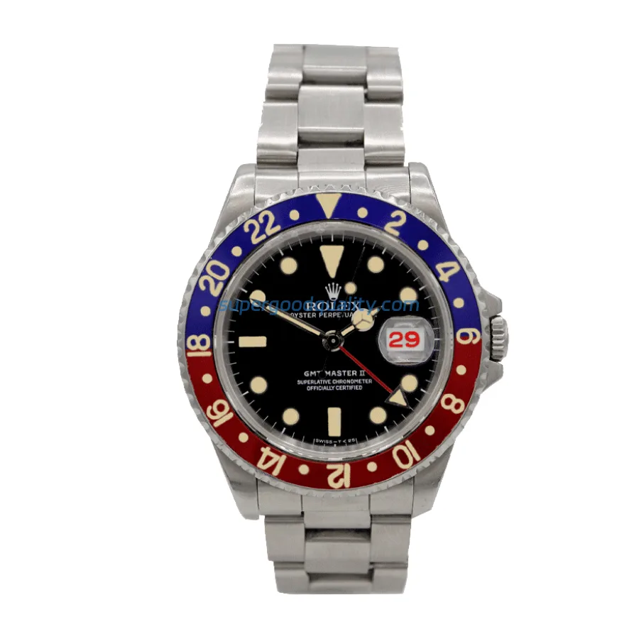 rolex-16710-replica-1.webp Rolex GMT-Master II 16710 “Pepsi” Premium Duplicate - 图片 1