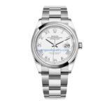 Rolex Datejust 126200 “White Dial Smooth Bezel” Top Grade Clone 1:1