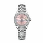 Rolex Lady-Datejust 279384RBR “Pink Dial Diamond Bezel” 1:1 Master Replica