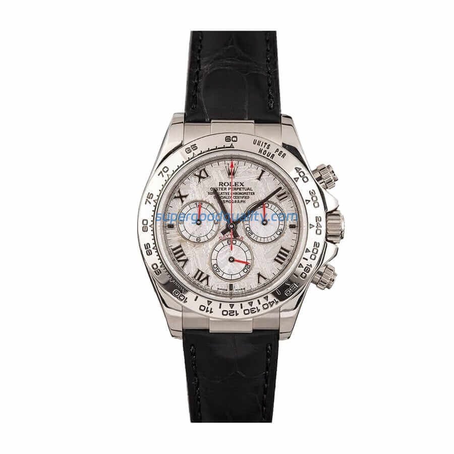 rolex-daytona-white-arabic-replica-1.jpg Rolex Daytona 116519 “White Roman Dial” First-Class Clone - 图片 1