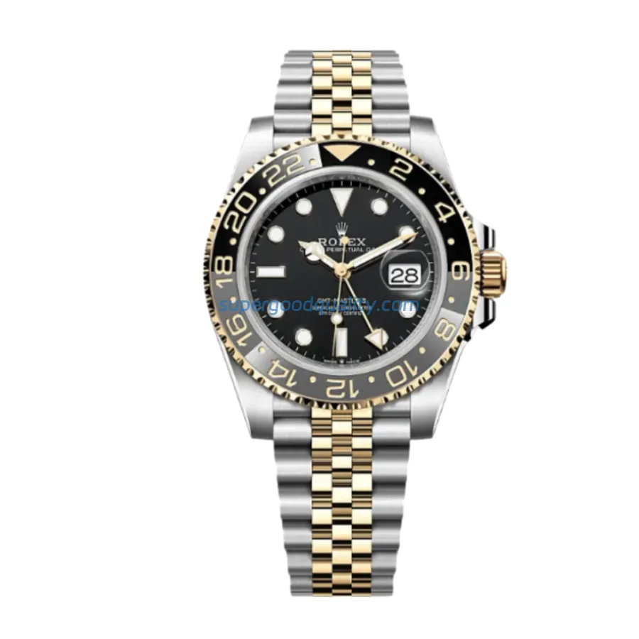 rolex-gmt-gold-jubilee-replica-2.webp Rolex GMT-Master II 126718GRNR “Yellow Gold Jubilee” Precision Replica Edition - 图片 1