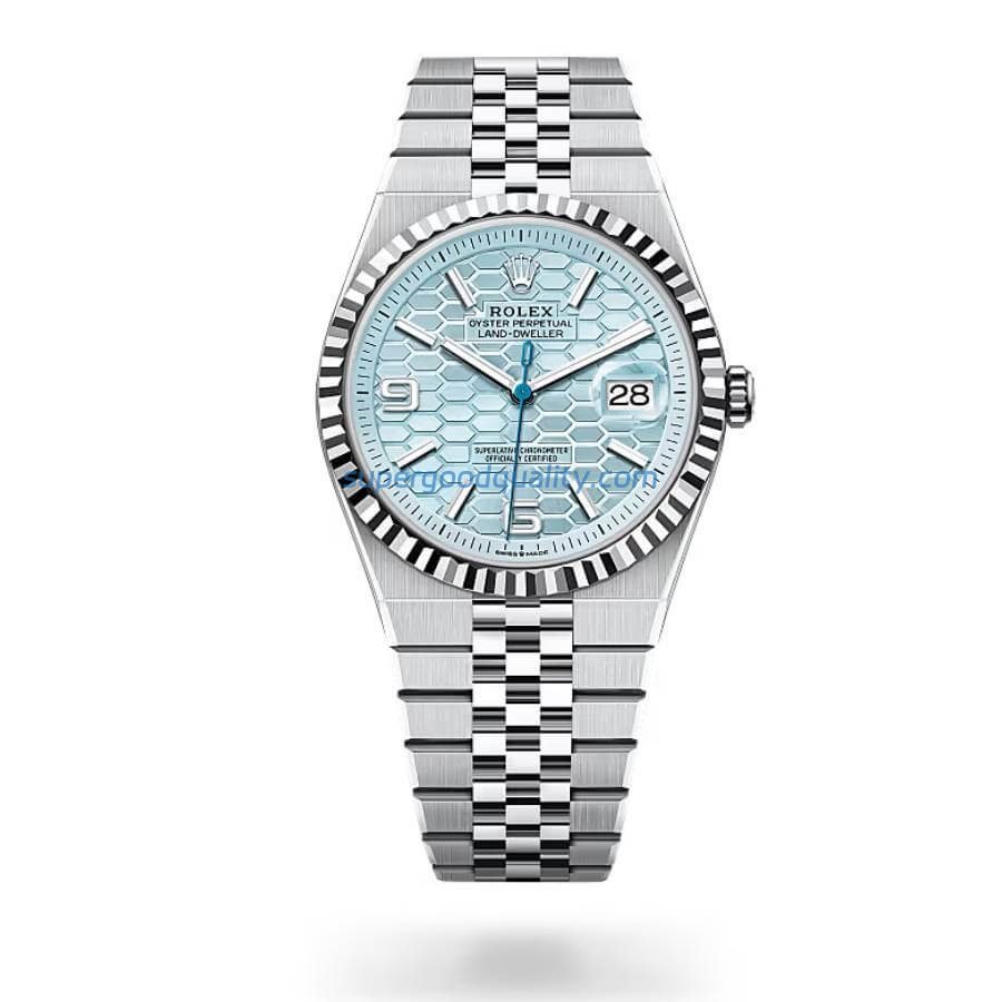 rolex-land-dweller-40-1.jpg Rolex Land-Dweller Blue Dial 127336 Authentic Copy 1:1 - 图片 1