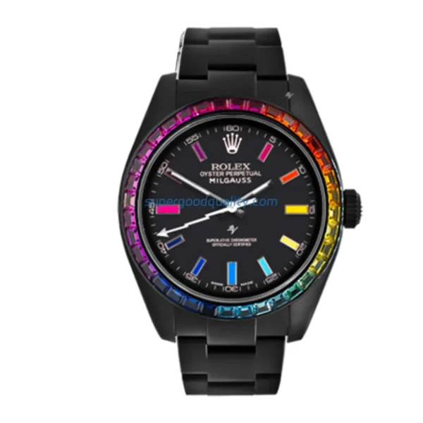 Rolex Milgauss 116400GV “Sapphire Bezel” First-Class Clone