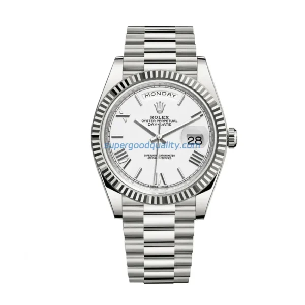 Rolex Day-Date II 218239 “Grey Roman Dial” Elite Clone Edition