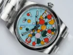 Clean Factory 124300‑0008 – 41mm Oyster Perpetual Celebration Dial Replica - 图片 3
