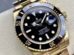 Clean Factory Rolex Submariner 126618LN – Premium Full Gold Black Submariner Replica - 图片 9