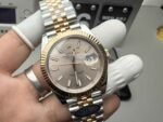 Clean Factory Datejust 126331 – Rose Gold & Steel 41mm Pink Dial Replica Watch - 图片 5