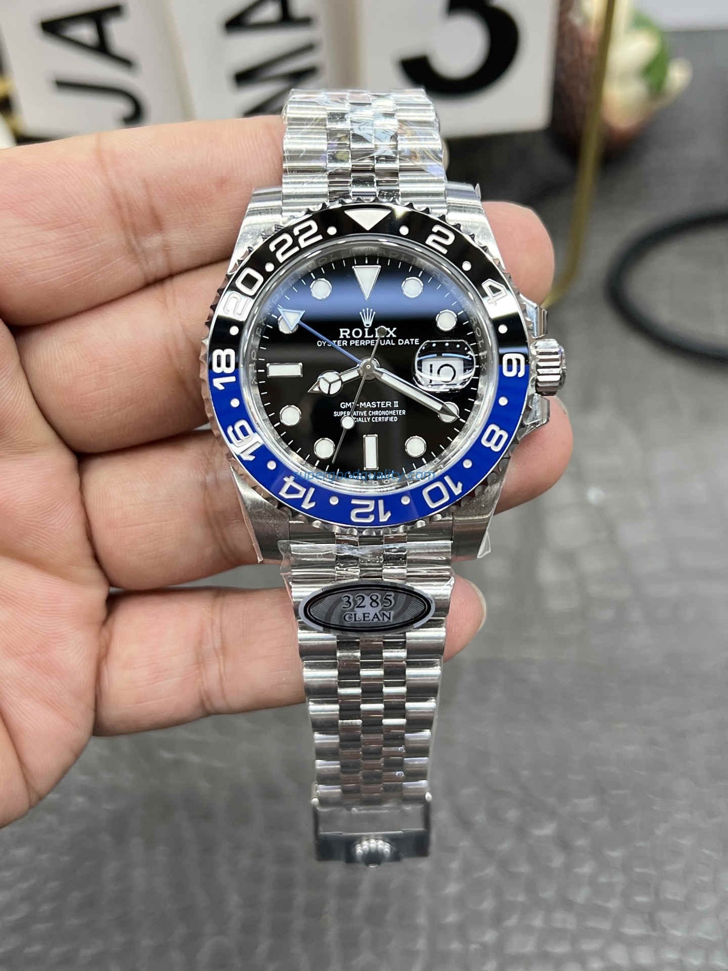wsxc1763913580872_0.jpg Clean Factory GMT Master II 126710BLNR – Premium “Batman” 3285 Automatic Replica - 图片 1