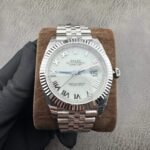 VS Factory Rolex Datejust 41 White Roman Dial Jubilee Bracelet (126334) 1:1 Super Clone – DD3235 Movement