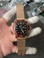 VS Factory Omega Seamaster Diver 300M 007 “No Time To Die” Matte Tropical Brown/Black Dial Titanium Mesh Bracelet(210.90.42.20.01.003) 1:1 Super Clone – 8806 Movement - 图片 3