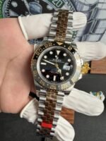 VS Factory Rolex GMT-Master II Two-Tone Yellow Gold Black/Grey Ceramic Bezel Jubilee Bracelet(126713grnr) 1:1 Super Clone – DD3285 Movement - 图片 5