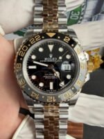 VS Factory Rolex GMT-Master II Two-Tone Yellow Gold Black/Grey Ceramic Bezel Jubilee Bracelet(126713grnr) 1:1 Super Clone – DD3285 Movement - 图片 2