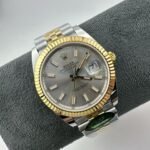 ARF Factory Counterweight Rolex Datejust 126333-0002 41mm Half Yellow Gold Silver Dial Jubilee - 图片 3