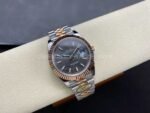 ARF Factory Counterweight Rolex Datejust 126331-0020 41mm Half Rose Gold Fluted Grey Dial Jubilee - 图片 4