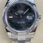 ARF Factory Rolex Datejust 126334-0021 41mm White Gold&904L Roman Numerals Grey Dial