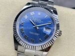 ARF Factory Rolex Datejust 126334-0025 41mm White Gold&904L Roman Numerals Blue Dial - 图片 3