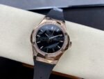 HB Factory Hublot Classic Fusion 550.OS.1800.RX.1804.ORL19 40mm Diamond Rose Gold Black Rubber Strap Black Dial - 图片 4