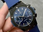 HB Factory Hublot Classic Fusion Chronograph 521.CM.7170.RX 45mm Rubber Strap Blue Dial - 图片 2