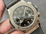 HB Factory Hublot Classic Fusion Racing Grey 521.NX.7071.LR 45mm Leather Strap Grey Dial - 图片 2