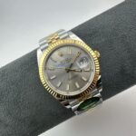 ARF Factory Counterweight Rolex Datejust 126333-0002 41mm Half Yellow Gold Silver Dial Jubilee - 图片 4