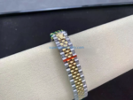 GS Factory Rolex Datejust 278383RBR-0028 31MM Diamond Bezel Half Gold Diamond Mop White Mother Of Pearl Dial Jubilee - 图片 9